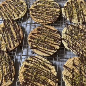 5 pk Vegan Pistachio Pizzelles