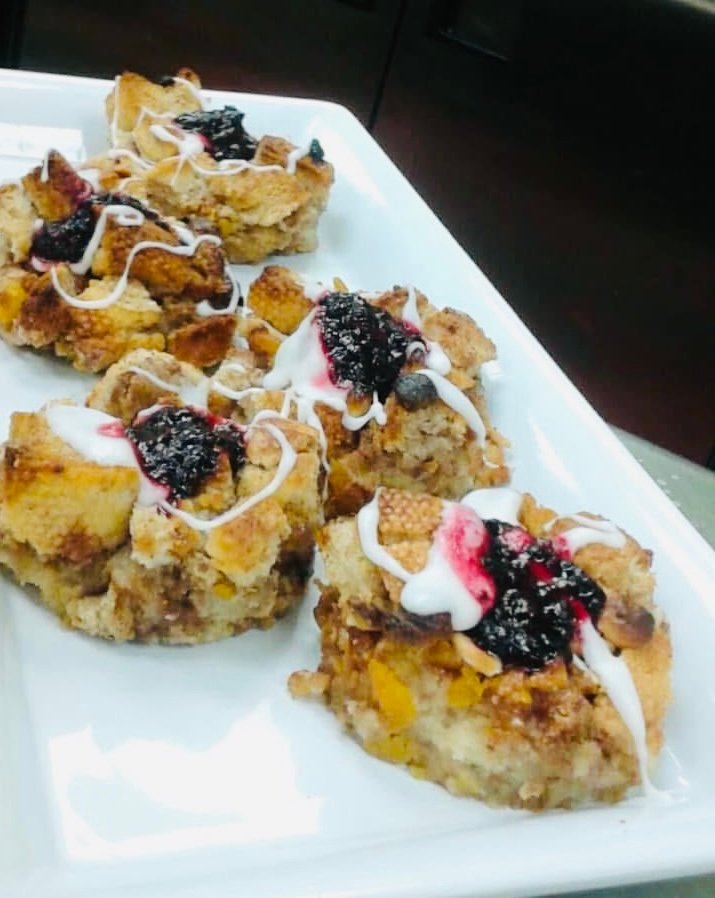Sugar Plum Bread Pudding